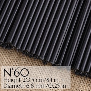 10 - 100 Pcs Ritual Candles, Wax Candles Black Candles N60, Wax Orthodox Candles for Prayer, Ritualkerzen, Church Candles, Home Decoration