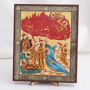 Icon Of HOLY PROPHET ELIJAH, Personalized Icons, Handmade Orthodox Icon Of Saint Elijah, Orthodox Icons, Icon Home Decor