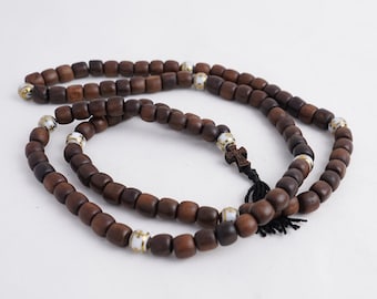 Orthodox Prayer Rope, Rosary, Komboskini 30/50/100 Beads, Wood Cross, Christian Rosary, Christian Jewelry, Christian Gift, Beaded Wood Rope