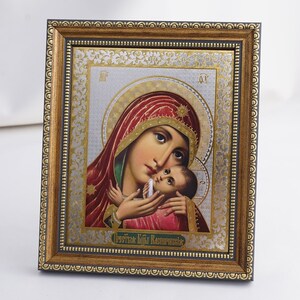 KASPEROVSKAYA Icon Of The MOTHER Of GOD, Personalized Icon, Saints Icon, Handmade Icons, Christian Icons, Byzantine Icons, 11x13 Ic on