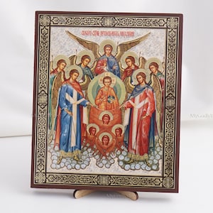 Icon Of CATHEDRAL Of ARCHANGEL MICHAEL, Personalized Icons, Handmade Orthodox Icon Of Saint Michael, Orthodox Icons, Icon Home Decor