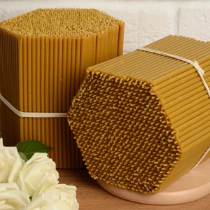 Honey Aroma Altar Candles N.120, Wax Candles, Orthodox Candles, Blessed Prayer Candle, Orthodox Church Candles,  Set of 600 Candles
