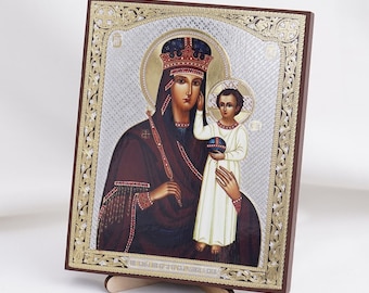 MOTHER Of GOD “Look At Humility” ICON, Personalized Icon, Handmade Orthodox Icon Of Virgin Mary, Orthodox Icon, Religious Icon Home Decor