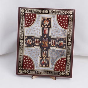 THE HOLY FAMILY Icon, Personalized Icons, Handmade Orthodox Icon Of Holy Family, Orthodox Icons, Icon Home Decor