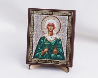 Icon Of SAINT MARY MAGDALENE, Personalized Icons, Handmade Orthodox Icon Of Mary Magdalene, Orthodox Icons, Icon Home Decor