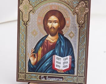 Icon Of Our LORD JESUS CHRIST, Personalized Icon, Handmade Orthodox Icon Of Jesus Christ, Orthodox Icons, Icon Home Decor