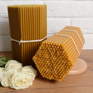 Honey Aroma Altar Candles N.40, Wax Candles, Orthodox Candles, Blessed Prayer Candle, Orthodox Church Candles, Set of 200 Candles