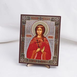 Icon Of HOLY MARTYR LOVE, Personalized Icons, Handmade Orthodox Icon Of Saint Love, Orthodox Christian Icon, Religious Home Decor