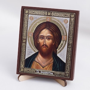 Icon Of CHRIST The SAVIOR, Personalized Icons, Handmade Orthodox Icon Of Jesus Christ, Orthodox Icons, Icon Home Decor