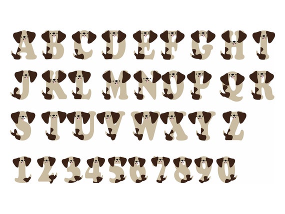 Doodle Animals Letters Animal Alphabet Svg Eps Png Letters 9 Sets