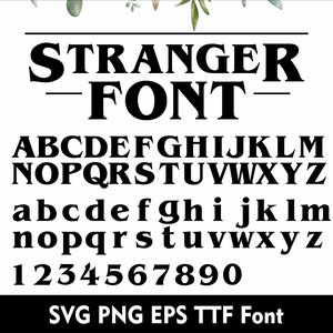 Stranger Things Font Download