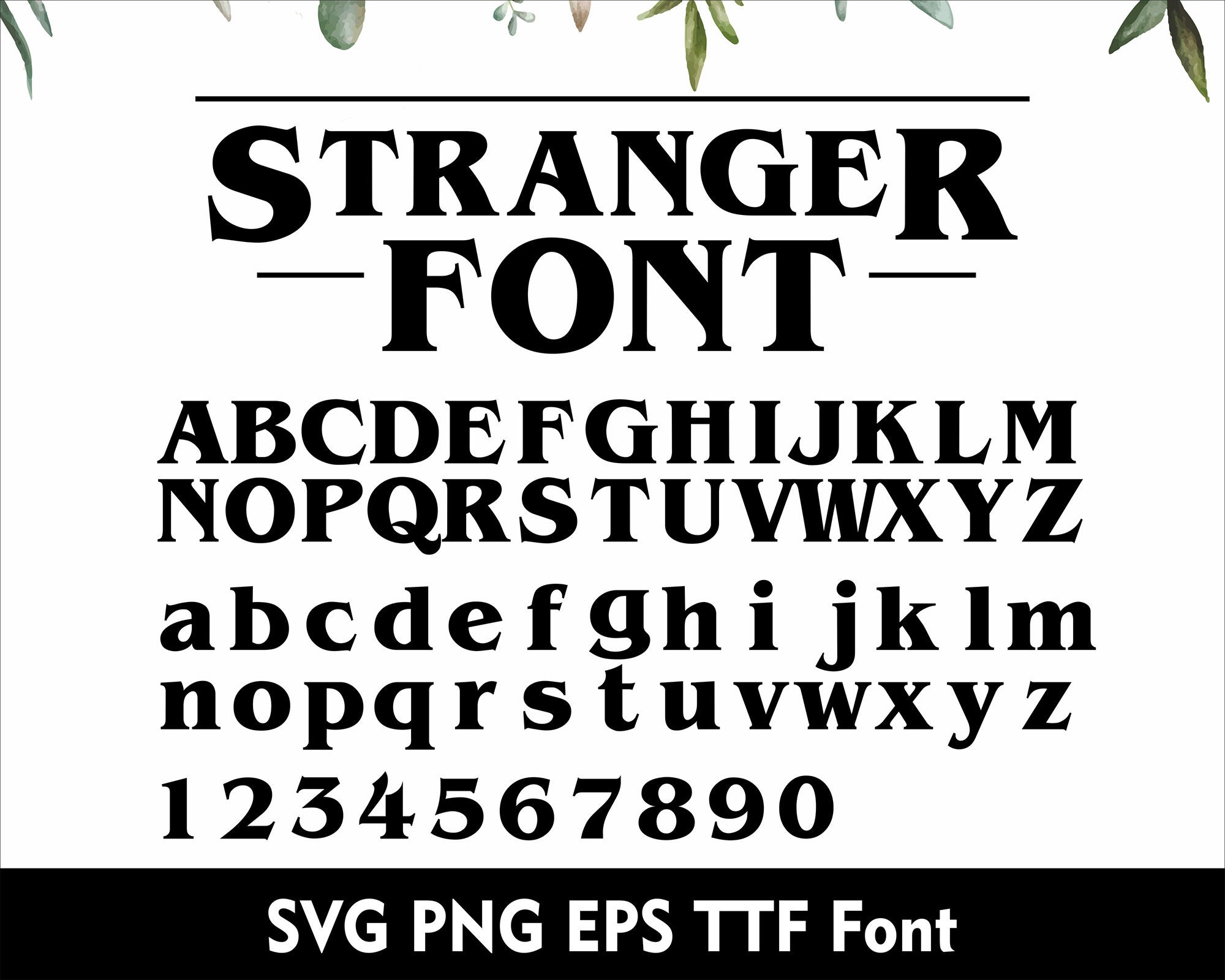 Stranger Things Font Download