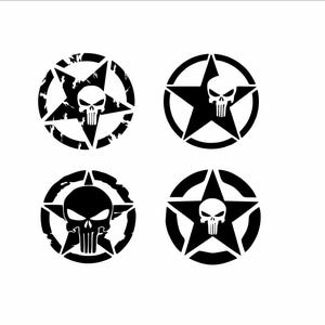 Punisher Skull Svg Bundle Punisher Tshirt Design Skull Svg Eps Png Ai Vector Skull Punisher Svg Files image 6