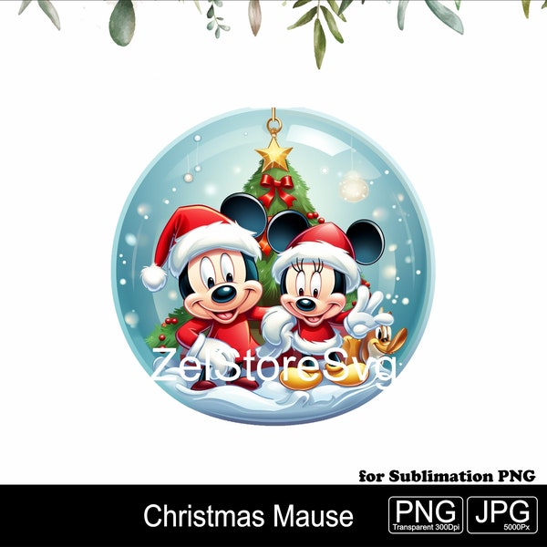 Christmas Sublimation Design Mause Christmas Magical PNG JPG Chritsmas Design Magical Mause Family Christmas Shirt Design