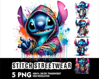 Streetwear Stitch 5 PNG Design High Resolution Transparent Background Design PNG Suitable for Sublimation PNG Stitch Png