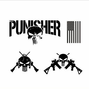 Punisher Skull Svg Bundle Punisher Tshirt Design Skull Svg Eps Png Ai Vector Skull Punisher Svg Files image 9