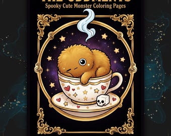 Oddities and Curiosities Coloring Pages, Kawaii Creatures PDF