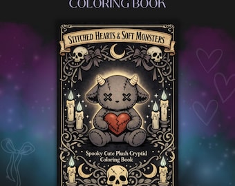 Coloriages fantasmagoriques d'amour | Coeurs gothiques romantiques cryptiques Kawaii PDF