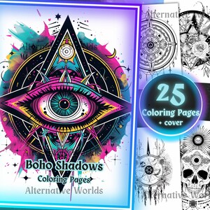 Goblincore Coloring Book: 25 Mystical Witchcraft Pages (PDF)