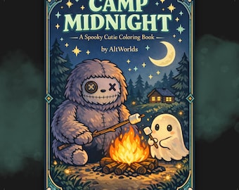 Spooky Cutie Coloring Pages · Plush Cryptids Summer Camp PDF