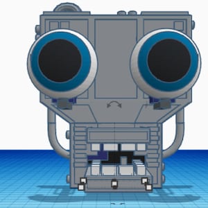 Arquivos do modelo 3D da cabeça animatrônica Mini Endo-01 V1 (somente digital)