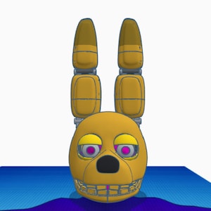 3D MODEL FILE Spring Bonnie Cosplay Head!