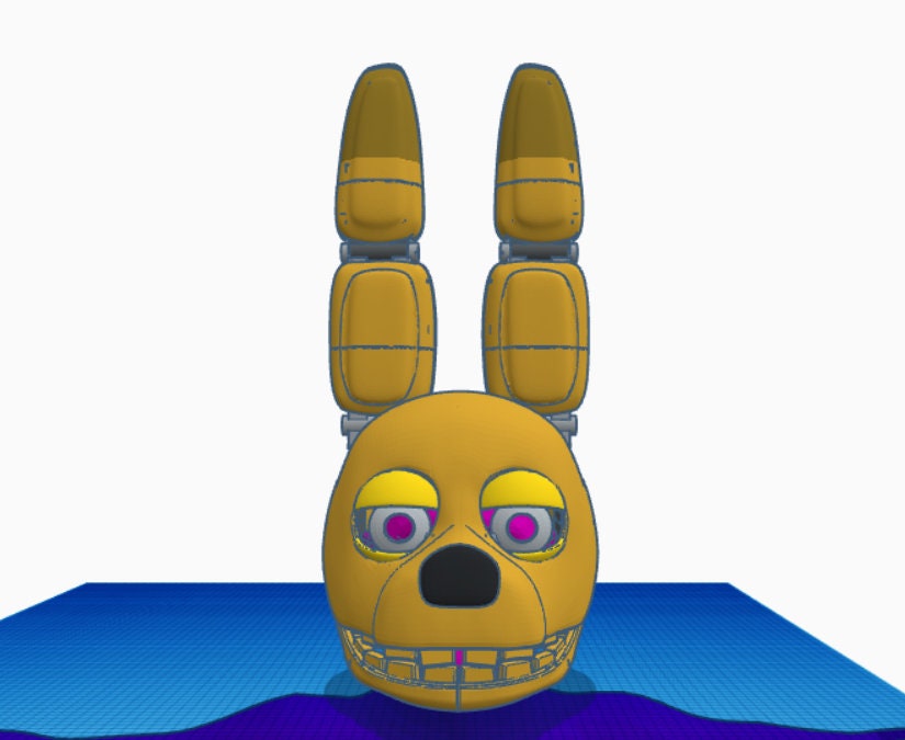3D MODEL FILE Spring Bonnie Cosplay Head! - Etsy