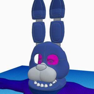 Bonnie Cosplay Mask 3D Model Files!!!