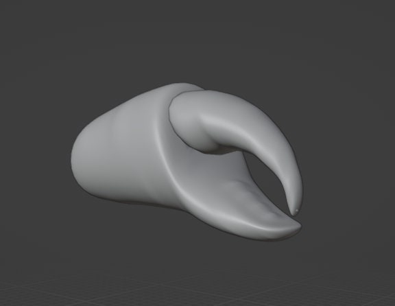 3D Model Crab Claw digital File - Etsy