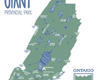 Sleeping Giant Provincial Park Map