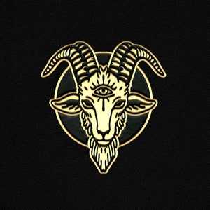 Baphomet Enamel Pin – Intricate Symbolism