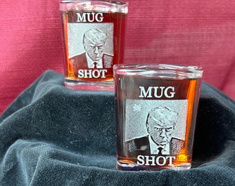 Trump Mug Shot Glasses