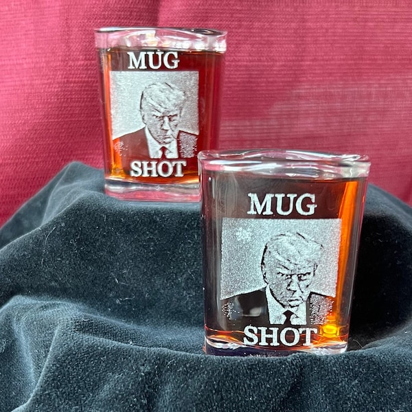 Trump Mug Shot Glasses