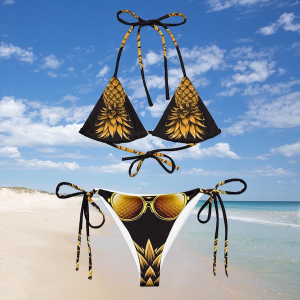 Pineapple Bikini - Etsy