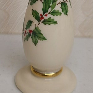 Lenox Holiday Slim Bud Vase