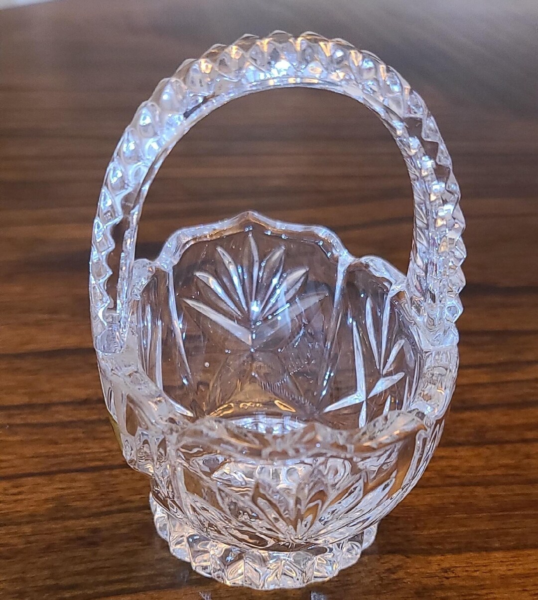 Vintage Princess House Crystal Basket Etsy