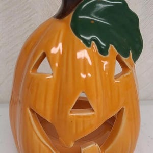 Halloween Jack-O-Lantern Tea Light/Votive Holder