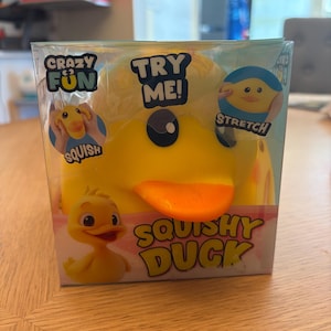 RMS Duck Squishy | Jumbo Långsamt Rising Anka | Söt Sensorisk Fidgetleksak | Viral Samlarleksak Squishy | Nytt i låda
