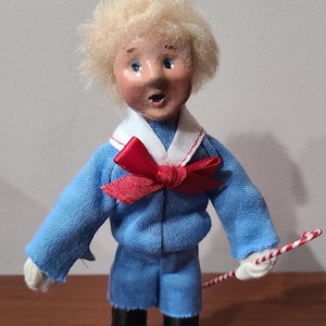 Byers Choice Vintage Toddlers. Boy and Girl 1992