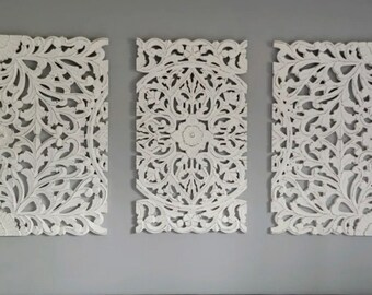 Farmhouse Plants and Flowers Wall Decor (3 panels)