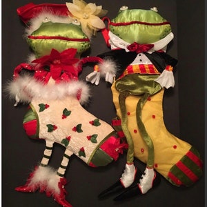 Department 56 Christmas Large Stocking Fancy Frog RARE