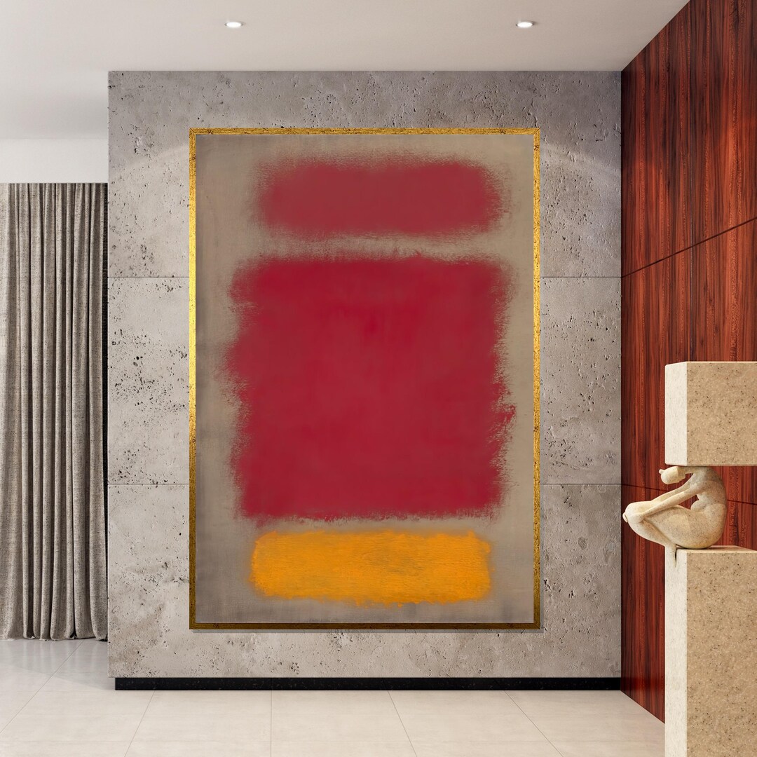 Blocks Mark Rothko Mark Rothko Inspired Abstract Art, Modern Wall Art, Rothko Inspired ...
