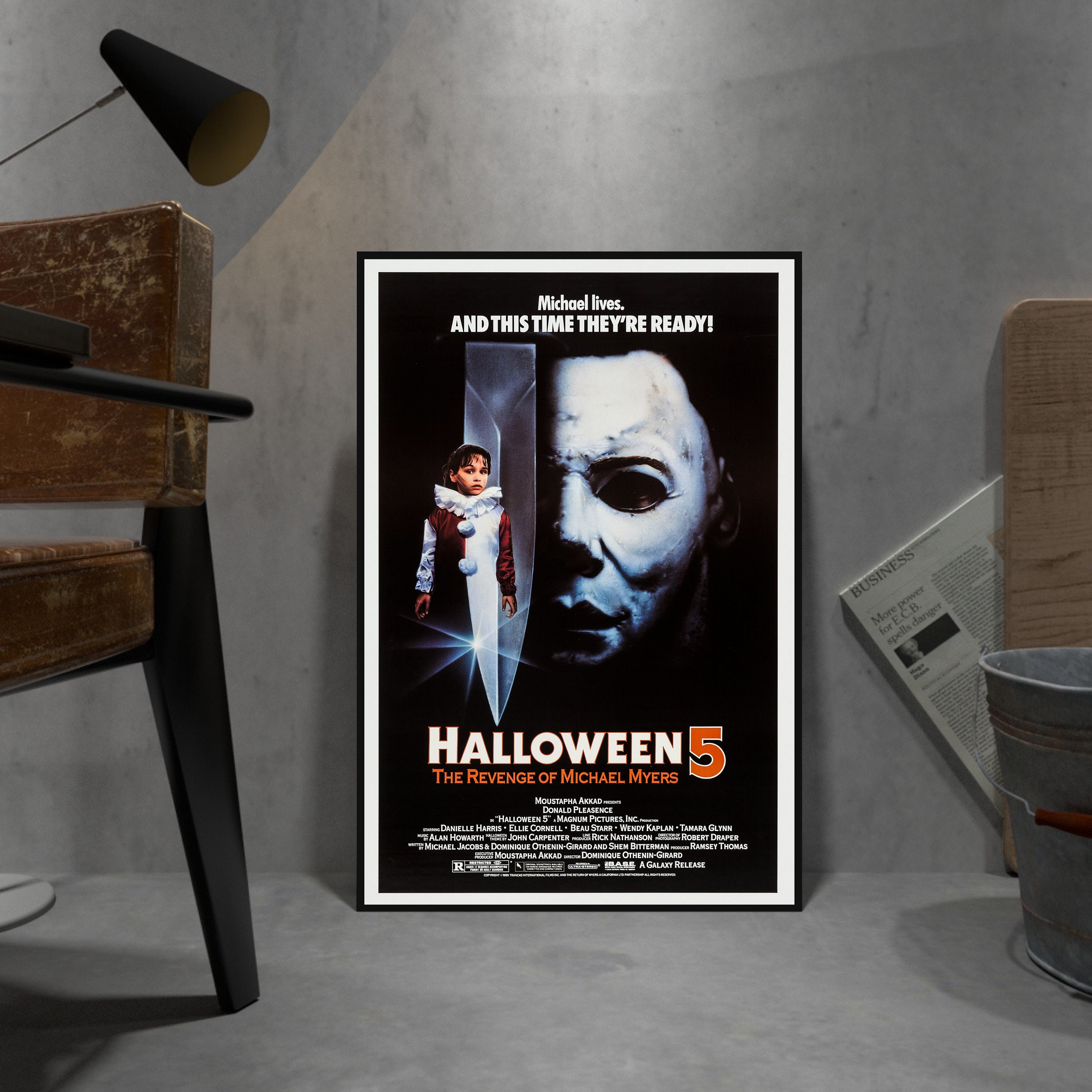Halloween Poster, Michael Myers Wall Art, Wall Decor