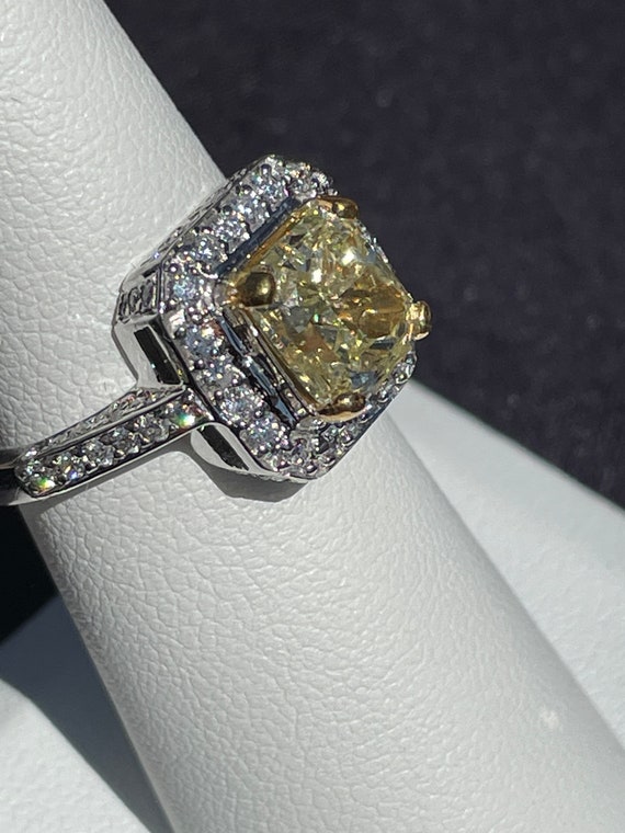 GIA Diamond Ring, Wedding ring, statement ring, e… - image 3