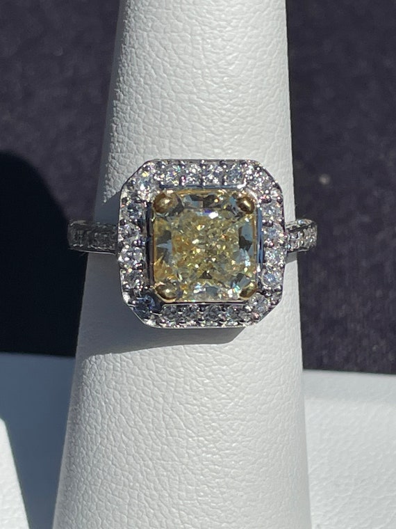 GIA Diamond Ring, Wedding ring, statement ring, e… - image 1