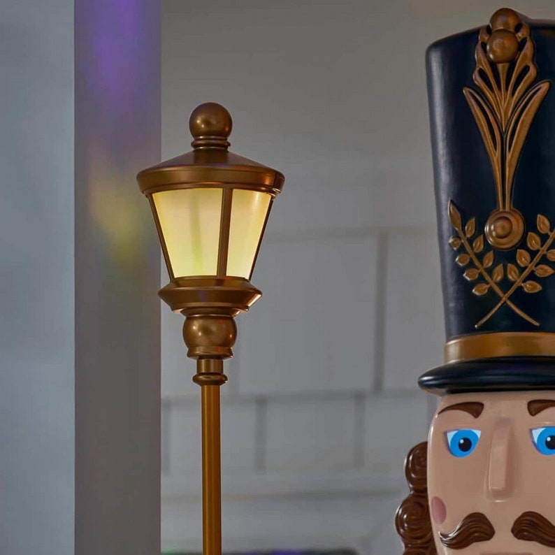 8 Ft. Giantsized Lantern Nutcracker With Lifeeyes LCD Eyes Etsy