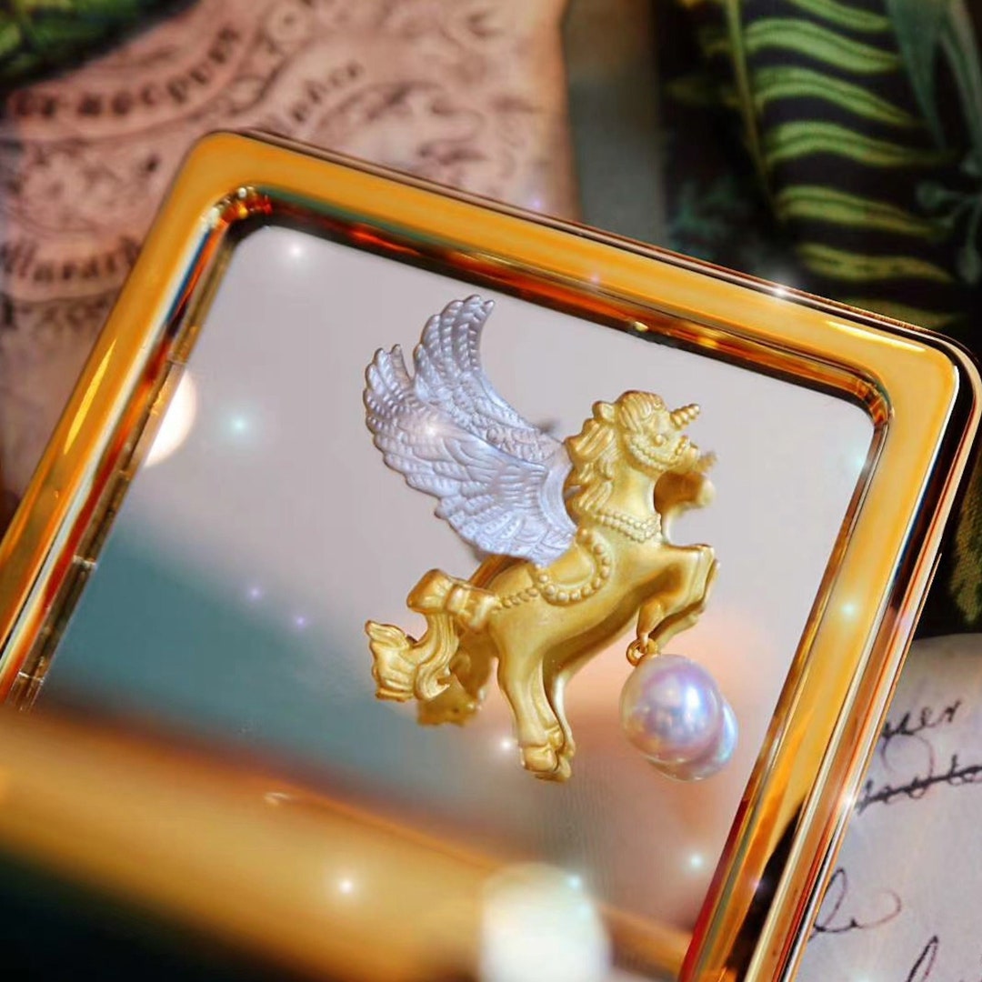 Broche Licorne Élégante Pour Femme | Alliage, Anti-Ternissement | Pour Tenue Quotidienne Ou Soirée - 2