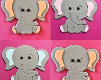 Edible 5.5inch BABY ELEPHANT Cake Decorations fondant cake Topper