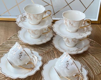 Ensemble de tasses à café turques Evora - 6 personnes, 12 pièces