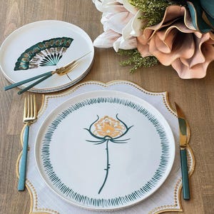Pure Bone Modern Grace 24-Piece Dinnerware Set for 6 | Premium Porcelain